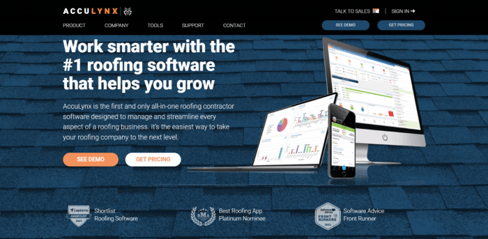 Roofing contractor crm